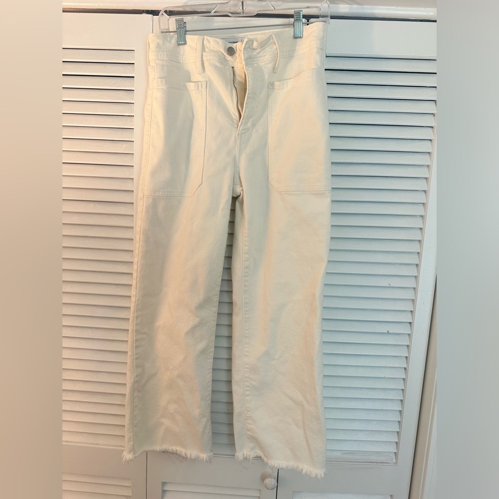 Just Black Denim Ivory Jeans